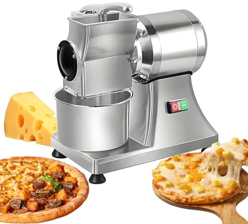 GJBMXSM Máquina Automática para Rallar Pan Rallado, Trituradora Eléctrica Comercial Alimentos Y Queso, 550 W, para Pan, Frutos Secos Y Queso En Bloque, Capacidad 40 Kg/H para Cocina Y Catering