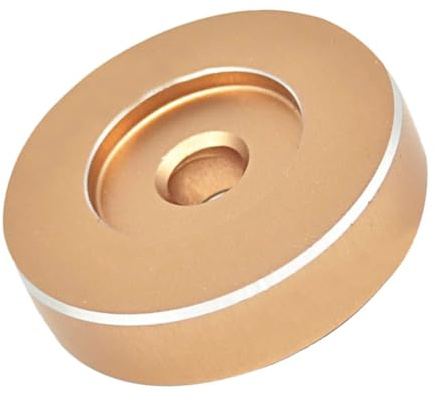 YOSADIER Adattatore Giradischi Giri in Alluminio Leggero per Dischi Vinile Accessorio Professionale per Dj e Uso Domestico Design Compatto e Stabile