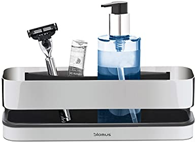 Blomus Shower Basket, Polished, Stainless-Steel, Silver, 25.2 x 12 x 8.4 cm