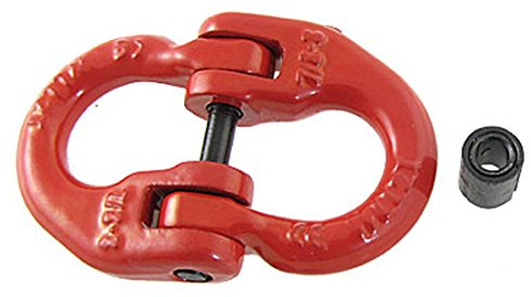 Aexit 4409 libras 2 toneladas de peso cargado doble anillo hebilla (model: O9444OIV-9775PT) de mariposa grillete