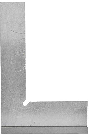 Edelstahl Winkel Lineal 90 Grad Hohe Genauigkeit Flaches Quadrat Lineal Mit Sitz Winkelmesser Messwerkzeug(150x100mm) Präzisions Werkzeug Für Metallbearbeitung Holzwerken DIY Projekte
