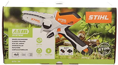 Stihl Akku-Gehölzschneider GTA 26 Set mit Akku AS 2 und Ladegerät AL 1, Batteriebetrieben