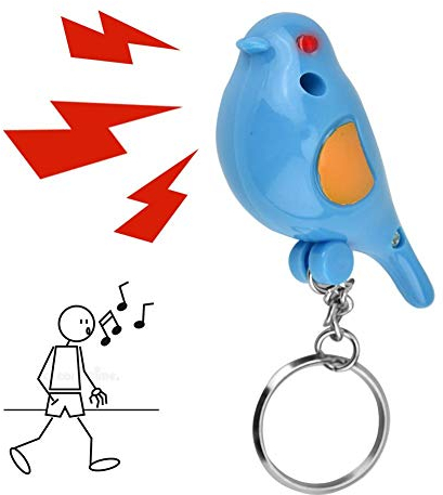 Key Finder Trova Chiavi Senza Fili Cercatore Chiave Wireless Cerca Telefono Con Luce LED Portachiavi Ritrova Tutto Localizzatore Anti-lost Whistle Key Finder Trova Chiavi Localizzatore(Blu)