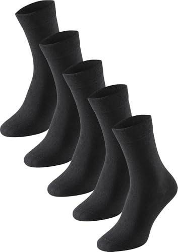 Schiesser Damen 5 PACK Socken Strümpfe Multipack - Stay Fresh, schwarz_173208, 39/42