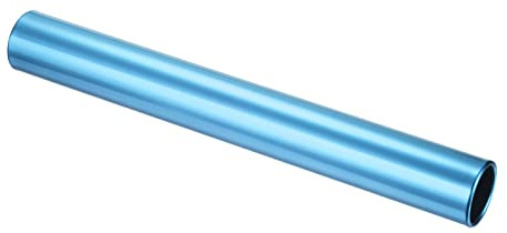 PATIKIL Staffetta Pista Bastone, Alluminio Lega Tubo Campo Corsa Corsa Bastone per Esterni Atletica Sport Gioco Strumento, Blu