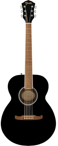 Fender DE FA-135 Konzert-Akustikgitarre, Walnuss-Griffbrett, schwarz