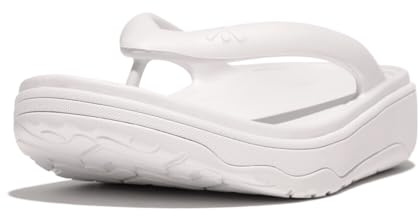 Fitflop Sandales RelieffWedge pour femme, blanc, 43 EU