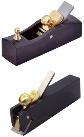 2 Stück Mini Holzhobel Handhobel, Holzbearbeitung Holzhobel Holz Schreiner Holzhandwerk Werkzeug für Trimmen, Holz Hobeln, Oberflächenglätten (A+B)
