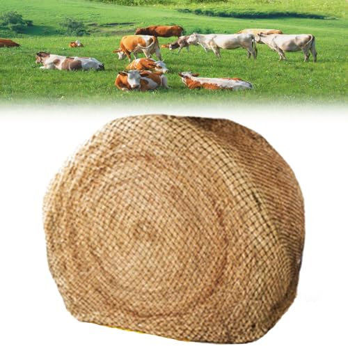 Alimentador de heno lento sin nudos Bolsa de almacenamiento de fardos heno negro Suministros alimentación ecuestre adecuados para caballos, vacas, cabras y ovejas Alimentación durante todo el día,XXL