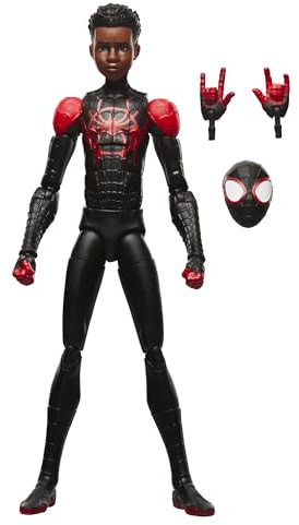 Marvel Legends Series Miles Morales, Spider-Man: Into The Spider-Verse Collectible 6 Inch Action Figure