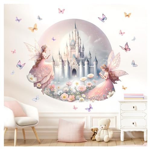 Little Deco Wandtattoo Schloss & Fee DL5034 XL