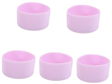 HANABASS 5stücke Silicone Boot Für Wasserflasche Schutzmatte Stoßdämpfende Silikonunterlage Für Langlebigen Schutz Und Geräuschreduzierung Passend Für Büro Und Outdoor Sanftem