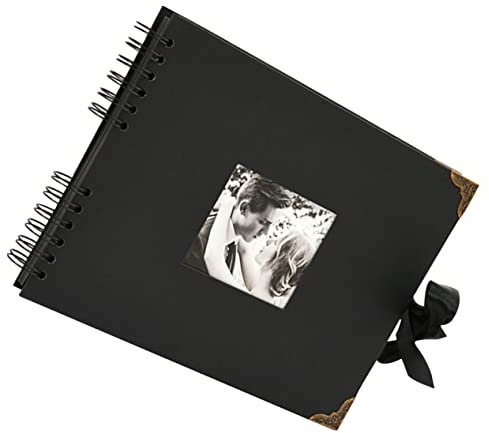 Levemolo Vintage Fotoalbum Für Hochzeiten Kreatives Scrapbook Mit Schwarzseitigem Design Für Familien Und Babyfotos Erinnerungsstück Für Reisen Und Besondere Anlässe