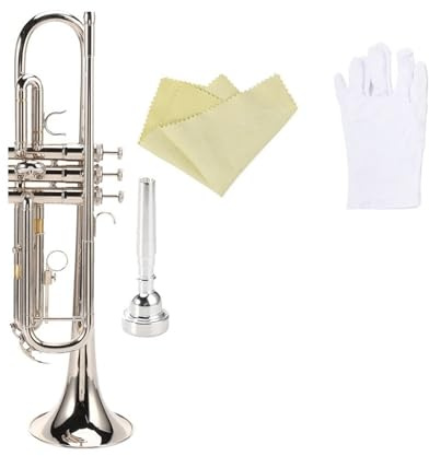 Trompete Blechblasinstrument vernickelt Trompete B-Blech Messing Anfänger professionelle Leistung