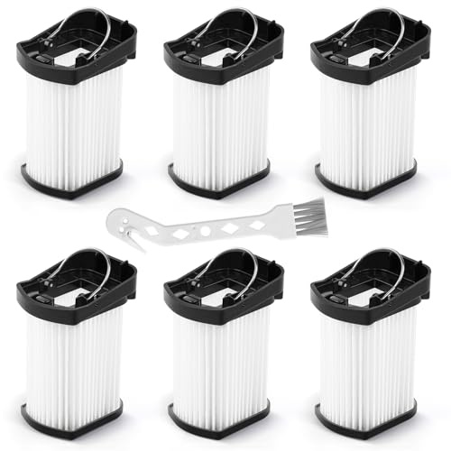 iVanzoll 6 Pack HEPA Filter Replacement for Shark WV270 WV273UK WandVac 2.0 | Compatible with Shark WV270UKT WV273UKT WandVac 2.0 Cordless Handheld Vacuum, Captures pet hair & dust for a fresher home