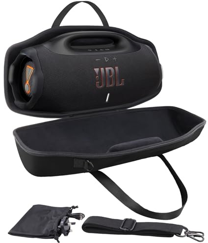 co2CREA Duro Viajar Caja Estuche Funda para JBL Boombox 4 Portable Bluetooth Speaker, Solo Caso
