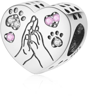 LMLMECREA Charms Anhänger Kompatibel mit Europäische Armbänder | Tiere,Schildkröte,Hund,Katze,Reisen,Eiffelturm,Geschenk für Frauen