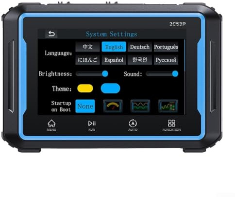 Pumixiy 2C53P Triple Function Digital Oscilloscope with Dual Channel 50M Bandwidth, True RMS Multimeter and Portable Signal Generator Featuring 4.3 Inch TFT Display