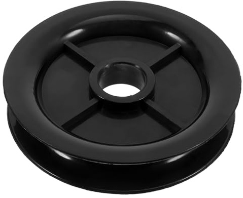 WATIIFUFU Rueda Guía para Carretilla Elevadora 3 Toneladas, Polea de Nailon Resistente con Orificio Interior de 27mm y 20mm, Repuesto para Montacargas y Transmisión por Correa en Puertas