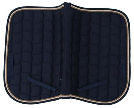 QUXVUIS Almohadilla antideslizante para silla de montar de caballo occidental, tamaño 69 x 50 cm, suministros ecuestres esenciales, funda de media manta para ponis, saltos y