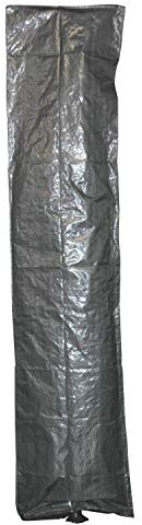 Moritz Ampelschirm Schutzhülle bis 3 m grau mit Stab 210 x 45 cm