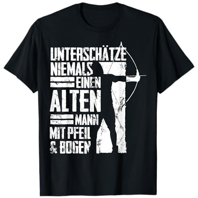 Bogenschießen Bogensport Bogenschütze Pfeil Männer Geschenk T-Shirt