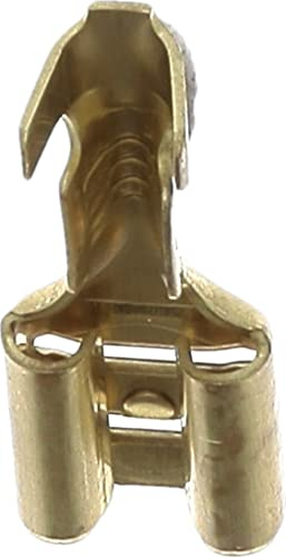 Capicorda piatta nuda femmina in scatola, 6,35 mm x 0,8 mm, 1 a 2,5 mm2, confezione da 100