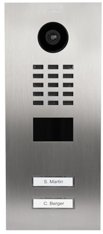 Doorbird D2102V V2 IP Video Door Phone with 2 Doorbells with RFID Badge Reader Stainless Steel