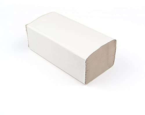 5000Stück Papierhandtücher 1-lagig(25×23 cm), grau Falthandtuchpapier Handtuchpapier Gewerbliche Papierhandtücher Papiertücher Handtücher Papierhandtuchspender Kommerzielle Einmaltücher, natur(grau)