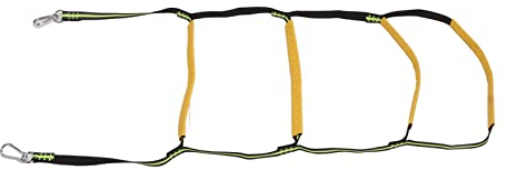 Boots-Strickleiter 4 Stufen, Faltbare, Tragbare Seilleiter für Schlauchboote, Kajaks, Motorboote