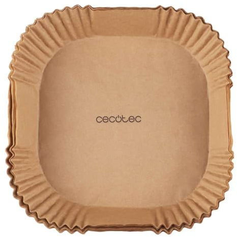 Cecotec Accessori di carta per friggitrice ad aria senza olio Cecofry Paper Pack. Molteplici applicazioni, 150 Pezzi,. Materiale sicuro e sostenibile, migliore pulizia, facile da usare