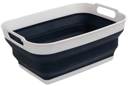 APT Cuenco plegable para la colada, para camping, 37 x 28 x 16 cm, de silicona