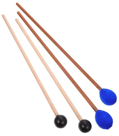 ifundom Marimba-schlägel aus Acrylfaser Gummi-marimba-hämmer Perkussionsstäbe für Xylophon und Schlaginstrumente Instrumentenzubehör