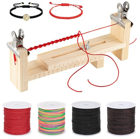 NLONLL Armband Tillverkare Kit för tillverkning av armband stickverktyg, Paracord Mall Armband Tillverkare Kit