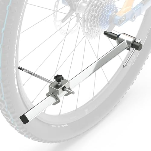 Precision Bike Derailleur Hanger Alignment Tool & Gauge, Bicycle Wheel Straightening Tool - 304 Stainless Steel, 20-29 MTB/Road/Commuter Bike Compatible