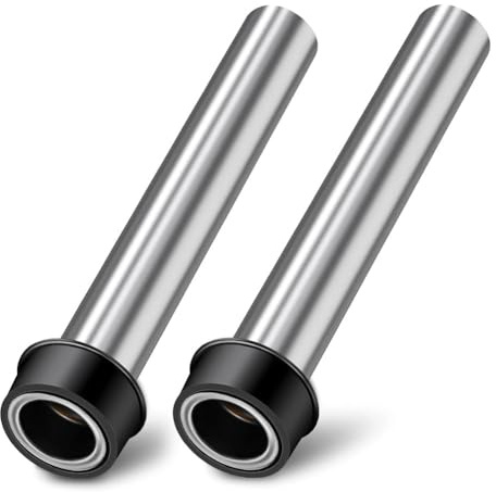 Yuyyurt Tubo di Troppopieno per Lavandino da 2 Pezzi, 7,48 Pollici, Tubo di Scarico per Lavandino, Filtro per Lavandino, per Fori, Tappo per Tubi, Tubi del Bagno