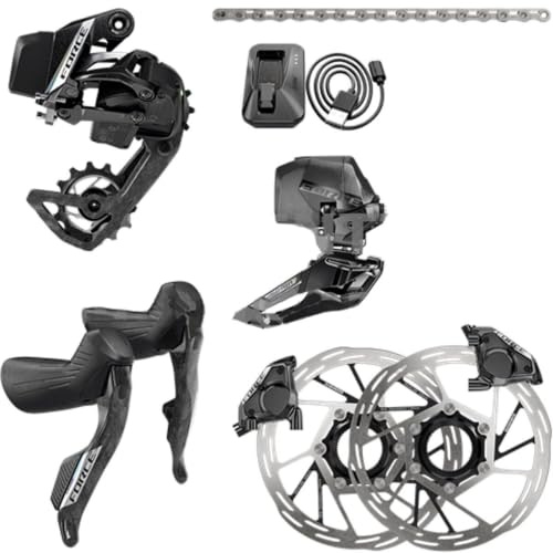SRAM AM Force AXS 2X GROUPSET E1, Schwarz | Fahrräder-Wechsler und Teile