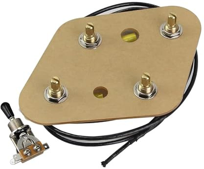 Gitarr Ledningssele Set 2T2V Förkopplad Kabelhärva Med Omkopplare För LP Elgitarr