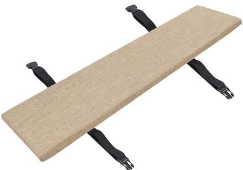 5cm Dick Outdoor Bankkissen Bankauflage Stuhlkissen 150cm/120cm/100cm/80cm/200cmX40/50CM,abnehmbarer Rutschfestes Bank Sitzkissen für Gartenbank, Terrasse, Esstisch, Bank, Drinnen(khaki,90x35x5cm)