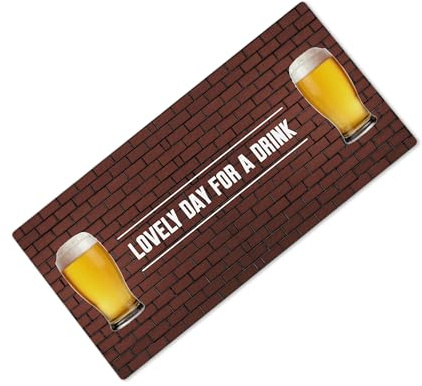 Tapis de bar imprimé « Lovely Day For A », idéal pour pub, café, maison, occasion 20