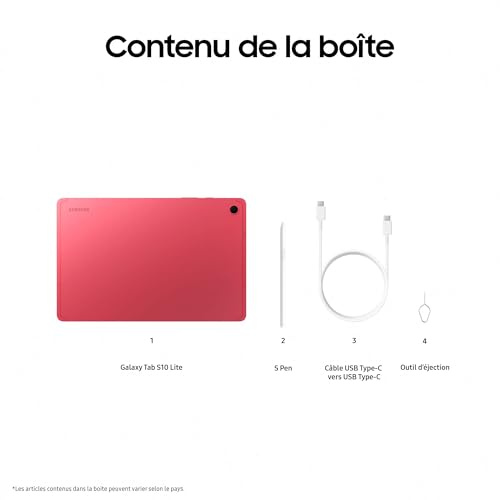 Samsung SM-X400NZRPEUB Galaxy Tab S10 Lite, 8 GB, 256 GB, WiFi, Coral (Red) [versión Rumana]