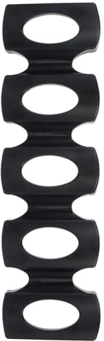 SWETRACE Soporte para Botellas de Cerveza para Frigorífico Negro, Alfombrilla Dispensadora de Bebidas Resistente a Temperaturas de 40° a 240°, Práctico Estante para Latas y Botellas,