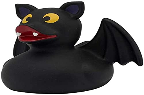 LILALU Share Happiness – Badeente für Kinder und Erwachsene – Quietscheente – Fledermaus Ente