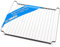 Backofengitter kompatibel mit Bauknecht Whirlpool 44,5cm verchromt 445 340 481245819334