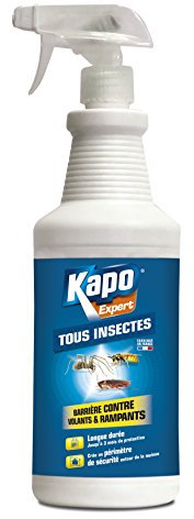 K.PRO EXPERT - Barrière Tous Insectes - Volants et Rampants - Effet Préventif et Curatif - Jusqu'à 3 Mois de Protection - Action Immédiate - Technique Professionnelle - 1l