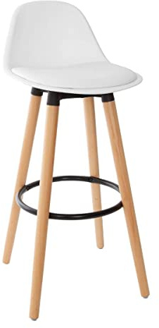 Atmosphera - Tabouret de Bar Maxon Blanc