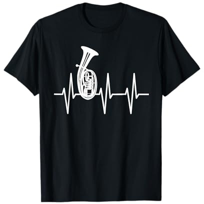 Tenorhorn - Musikinstrument Puls Herzschlag T-Shirt
