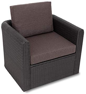 Gartenkissen Sitzauflage auf Gartenmöbel, Rattan, Gartenpolster Polsterauflagen auf Rataanmöbel,Kissen für Rattansessel - Braun - 60x550x8 cm