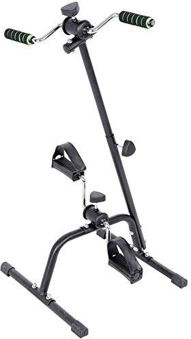 CJGKDJS Mini Heimtrainer Erholungsübung Arme und Beine Pedaltrainer für Heimübungen,Rehabilitationsfahrrad für ältere Menschen mit Behinderungen (schwarz)
