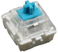 100pcs Interruttore di sostituzione per tastiera meccanica compatibile per MX l'interruttore a chiave Switch per CIY zoccoli SMD 3 pin sottili dedicato corpo albero nero blu marrone rosso (blue)